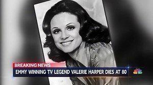 4-time Emmy Award winner Valerie Harper, best known for playing Rhoda Morgenstern on “The Mary Tyler Moore Show” and spinoff “Rhoda,” died Friday after being diagnosed with lung and brain cancer in 2009. | NBC Nightly News with Tom Llamas