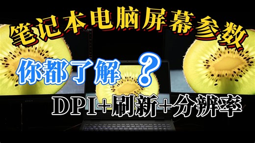 笔记本电脑屏幕参数看不懂？小白不会设置屏幕参数的看过来！一期视频带你了解屏幕原来如此简单！