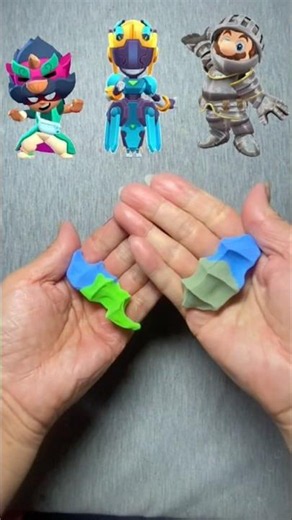 Mixing Blue, Green and Gray Paint #colormixing #supermario #brawlstars