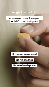At Hims, weight loss is personalized to you—starting with your preferred treatment option. Explore weekly GLP-1 injections, daily injections, or oral medication kits, 100% online. No insurance required. Why Weight Loss by Hims? 🎯Personalized to your goals, eating patterns, and health history 😎Treatment plans to fit your budget: GLP-1 injections or oral meds 🧑‍⚕️Prescribed by licensed providers trained in weight management Compounded drug products are not FDA-approved. FDA does not evaluate co