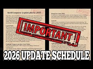 Future Of World Conqueror 4 2026 Update Schedule