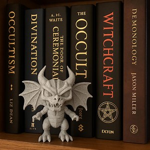 Miniature Gargoyle Figurine: Gothic Fantasy Desk Ornament - Etsy