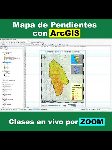 Diseño de Mapa de Pendientes en ArcGIS desde Cero
