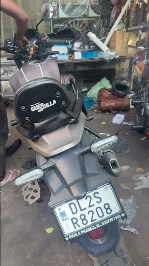 Royal Enfield Guerrilla 450 #backrest