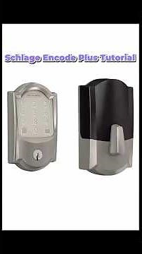 How to install a Schlage Encode Plus smart Docklock | Tutorial