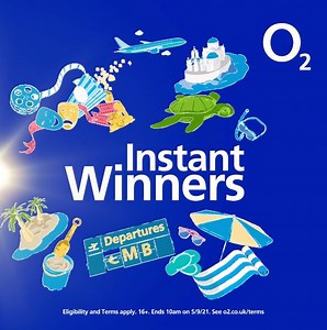 3.9K views · 13 reactions | Hurry! Don't miss your last chance to be an Instant Winner  Win from loads of prizes with #O2Priority, including once-in-a-lifetime holidays  Go to your #O2Priority app before 9:59am Sunday to try your luck  https://o2uk.co/InstantWinners | O2 | Facebook