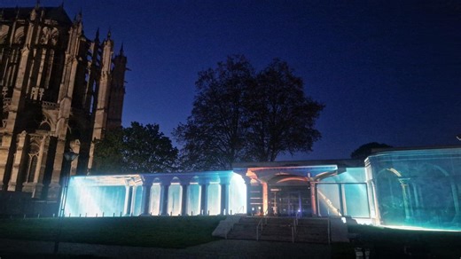Le Quadrilatère de Beauvais mis en valeur à l’occasion du Vidéo Mapping Festival
