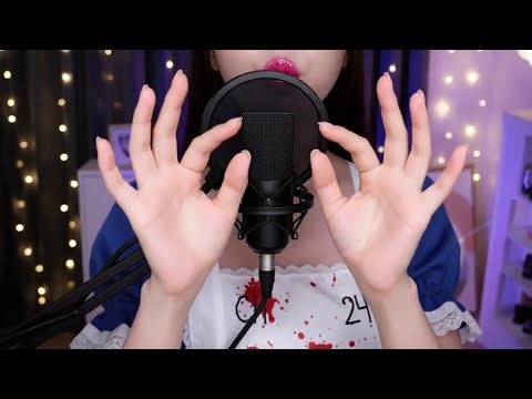 ASMR🎧Ear Licking💋Kisses 3D with 'Alice Madness Returns' Best Mouth Sounds for Ultimate Sleep Aid