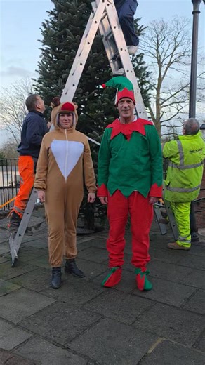 2K views · 23 reactions | ✨ COUNTRY CLUB CHRISTMAS LIGHT SWITCH-ON...