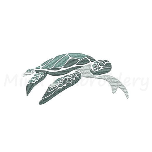 Sea Turtle Embroidery Design, Machine Embroidery Design, 6 Sizes, Instant Download - Etsy