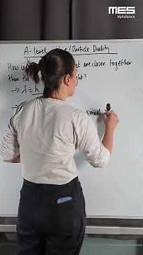 A-level Physics - Wave particle duality#myedspace #science #hannahdoesphysics #alevels