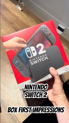 Nintendo Switch 2 – First Look at the Box! 🔥