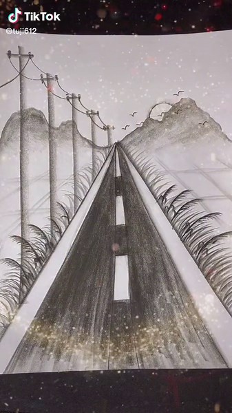 Highway Drawing in California