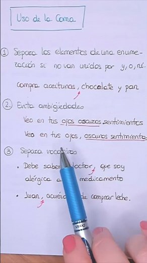 Uso de la coma (parte 1) ► #lenguaespañola