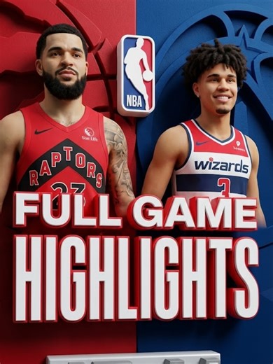 Raptors vs. Wizards | Full Game Highlights | December 26, 2025 #fyp #nbatiktok #nbahighlights #viralvideo #tiktok