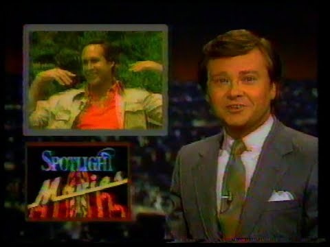 Chevy Chase on Entertainment Tonight 1983 RARE TV FOOTAGE