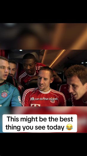 12 years ago, Bayern Munich and Borussia Dortmund filmed this famous bus trick challenge 🔥🍿 #bayern #dortmund #football #soccer #futbol
