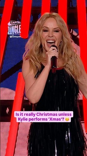 Kylie Minogue bringing nothing but ✨XMAS vibes ✨ #KylieMinogue #XMAS #CapitalJBB