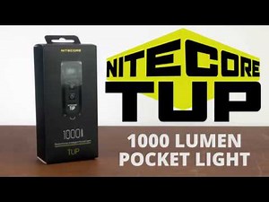 Nitecore TUP - 1000 Lumen Pocket Light - Unboxing & Overview