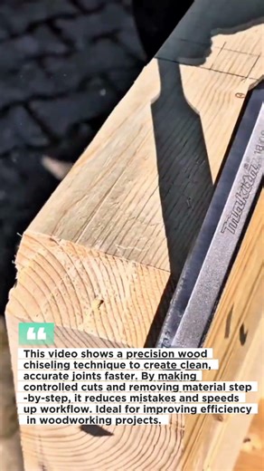 Stop Wasting Time Cutting Wood Like! Try This Smart Chisel Hack