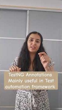 TestNG Annotations under 2 min #TestNG #TestNGAnnotations #testautomationframework #seleniumjava