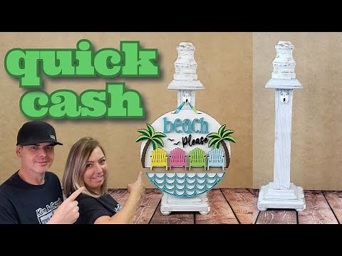 Big Money with Tiny Tabletop Sign Post