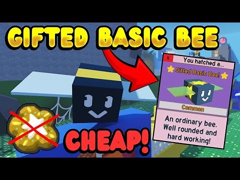 How To Get *GIFTED* BASIC BEE no STAR TREAT in Bee Swarm Simulator