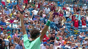 39 reactions | Let the 12 Days of Celebrations begin! Over the next 12 days we're sharing some of our favorite player celebrations through the years. First up: The one and only Roger Federer (circa 2014) winning his 6th Western & Southern Open title. | Cincinnati Open | Facebook