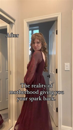 Anneliese on Instagram: "I saw a reel about motherhood taking your spark away and wanted to do my own version, because for me motherhood did the opposite, I am more myself than I’ve ever been ♥️ Happier, healthier, prettier, joyful-er. We had about 3.5 years of marriage before our first was born and that whole time I struggled so much with feelings of aimlessness. There’s nothing about it I want to go back to. This is not a statement on anyone else, it is my story and it is valid 😊"