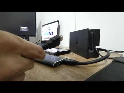 Conexión y configuración de capturadora de video HDMI USB 3.0 Asisttics con Nintendo Switch