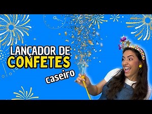 Homemade confetti launcher – so much fun! Make it yourself with what you have at home 🎉