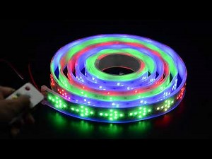 DC12V Arrow Color Chasing Addressable RGB Waterproof IP67 Brightest Flexible LED Strip Lights