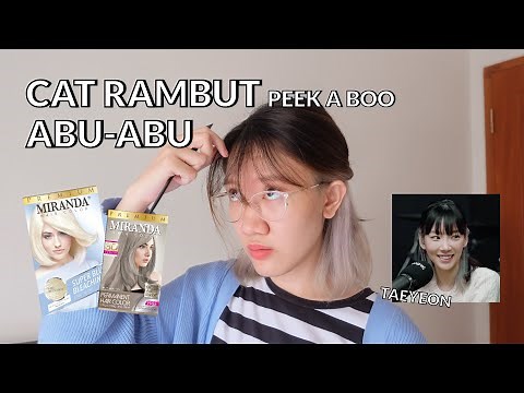 [TUTORIAL] Cat Rambut Peek a Boo Sendiri - Miranda (Super Blue Bleaching + Ash Blonde)
