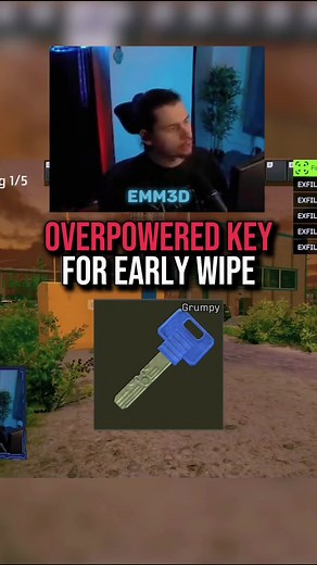 EARLY WIPE OP KEY! The Grumpy key from level 2 Ref in #tarkov is JUICED! #escapefromtarkov #tarkovwipe #eft #gaming