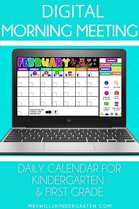The Best Digital Morning Meeting Activities for Kindergarten & 1st Grade