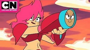 OK K.O. Let's Be Heroes Enid and Red Action Team Up Cartoon Network