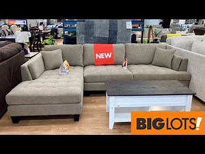 BIG LOTS SHOP WITH ME SOFAS COUCHES SECTIONALS ARMCHAIRS COFFEE TABLES SHOPPING STORE WALK THROUGH