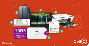 Boss up, work smarter and boost your productivity with this amazing deal: HP15 Intel Celeron laptop 15” & HP2630 3-in-1 wireless printer MS Office 365 & laptop bag Printer voucher PLUS data and Huawei LTE pocket router for just R499pm. Limited to the first 1000 #HalalaCellC. T&C’s Apply | Cell C