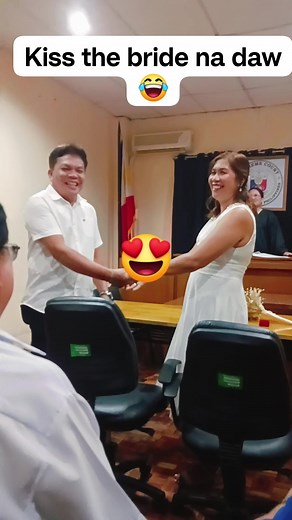 kiss the bride na daw 😂✌️ | Josephine Barte