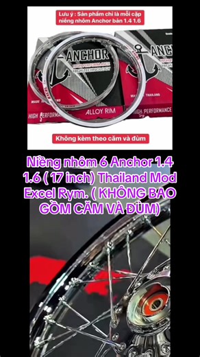 Aluminum Rim Size 17 Inch for Thailand Mod Excel