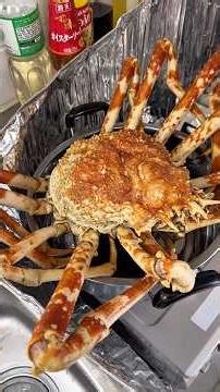 Cua Nhện Nhật Bản Siêu To Khổng Lồ HPBD To Me kkk #hdhfoodjp #food #nhatban #mukbang #vlogs