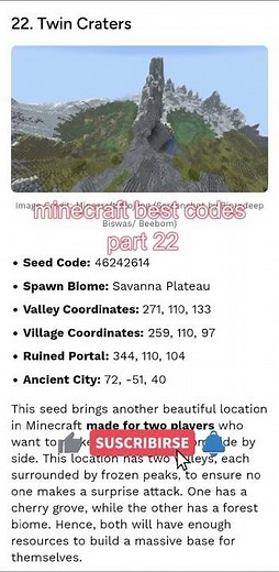 Minecraft Best Seed Codes - PART 22!
