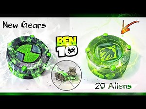 How to make ben 10 omnitrix with 20 aliens realistic function|The original omnitrix|New gears||