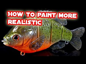 Painting Realistic Fishing Lures with Vallejo Washes