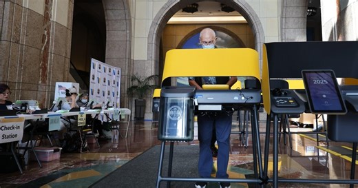 DOJ monitoring New Jersey and California polling sites until Election Day