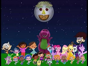 Barney and his Special Friends singing Aiken Drum