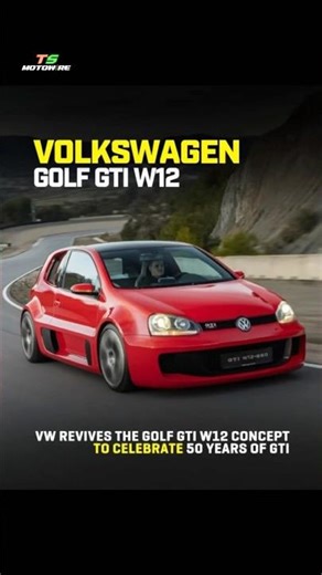 Volkswagen has dusted off the legendary W12-powered Golf GTI W12 to celebrate 50 years