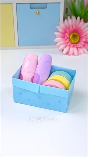 DIY Paper Storage Box 💖 Easy Paper Crafts