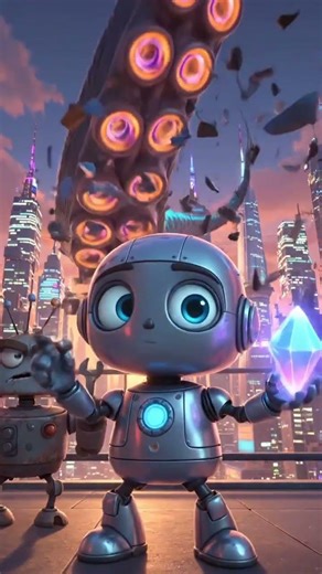 robote cartoon#emotionalstory