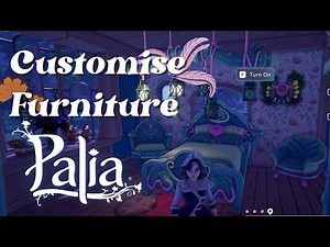 Palia: FURNITURE CUSTOMISATION GUIDE - Design and Decorating Tips 😊 Decor Hacks #palia #decor